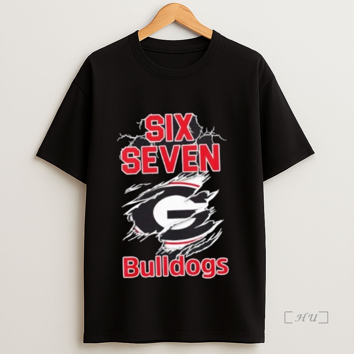 Officials Six Seven 6 7 Georgia Bulldogs Football Premium Shirt Sweatshirt Tee