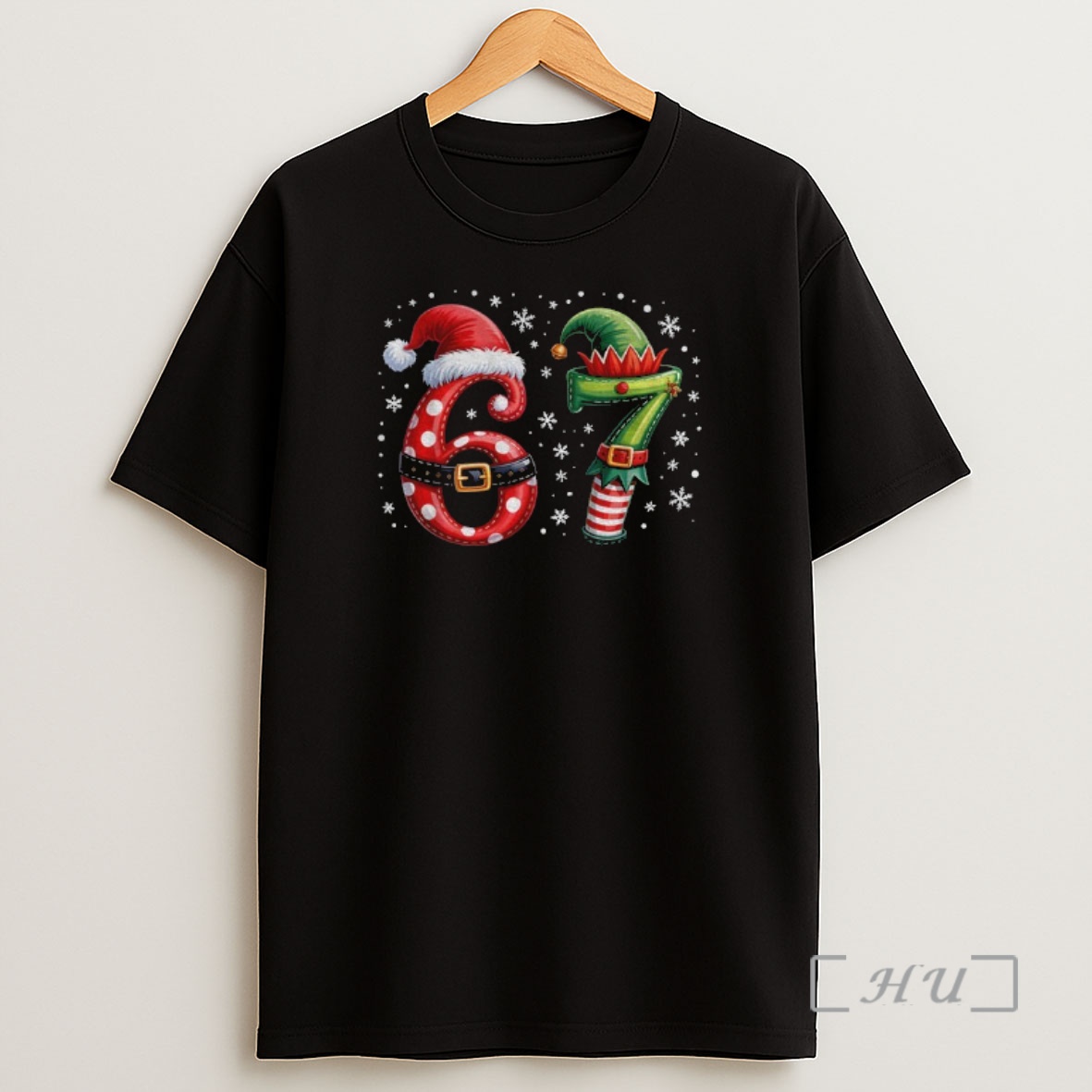 Officials Six Seven Santa Hat Elf 6 7 Meme Merry Christmas 2025 Premium Shirt Sweatshirt Tee
