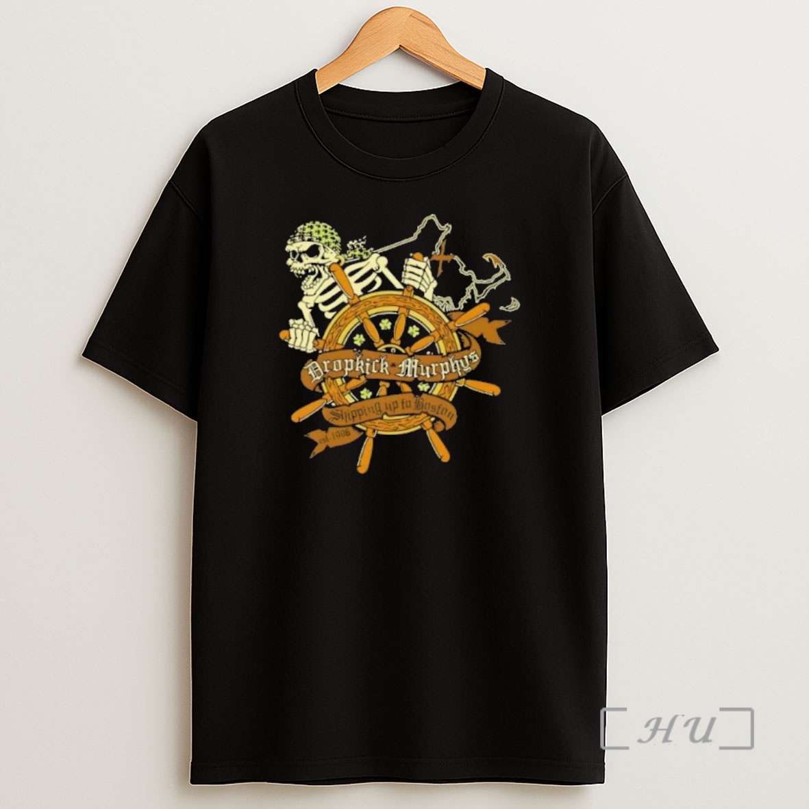 Officials Skeleton Dropkick Murphys Shipping Up To Boston Est 1996 Premium Shirt Sweatshirt Tee
