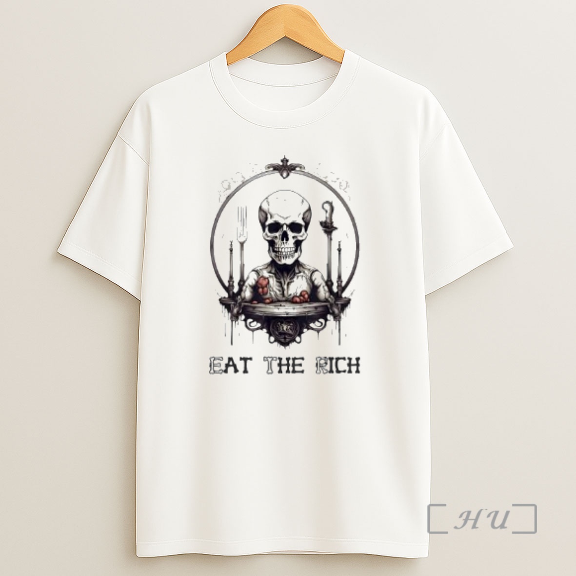 Officials Skeleton Eat The Rich Premium Shirt Sweatshirt Tee