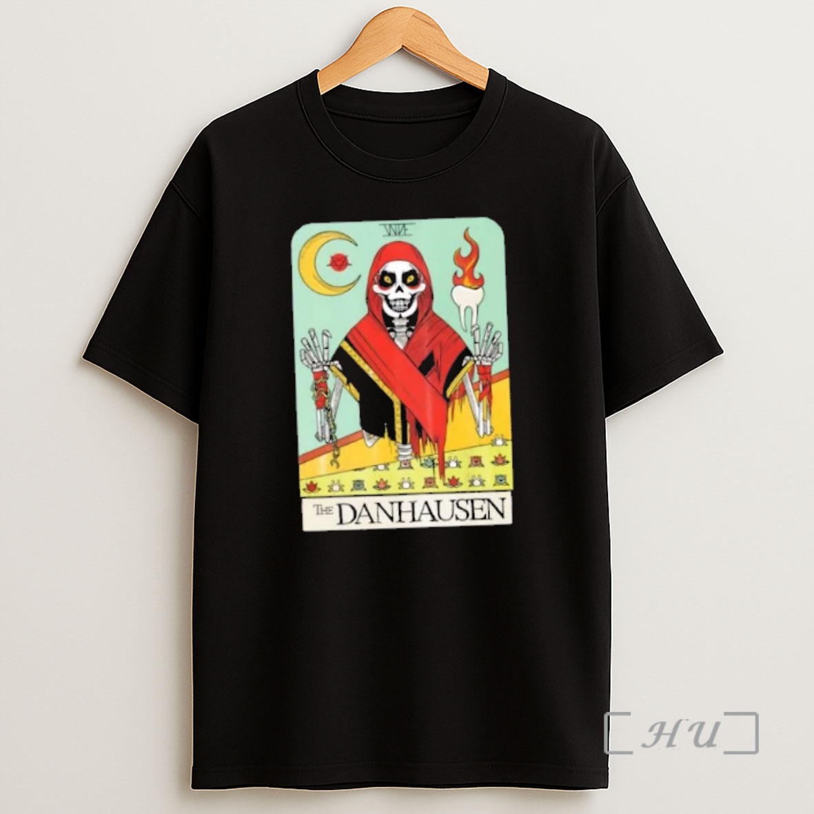 Officials Skeleton The Danhausen Tarot Card Premium Shirt Sweatshirt Tee