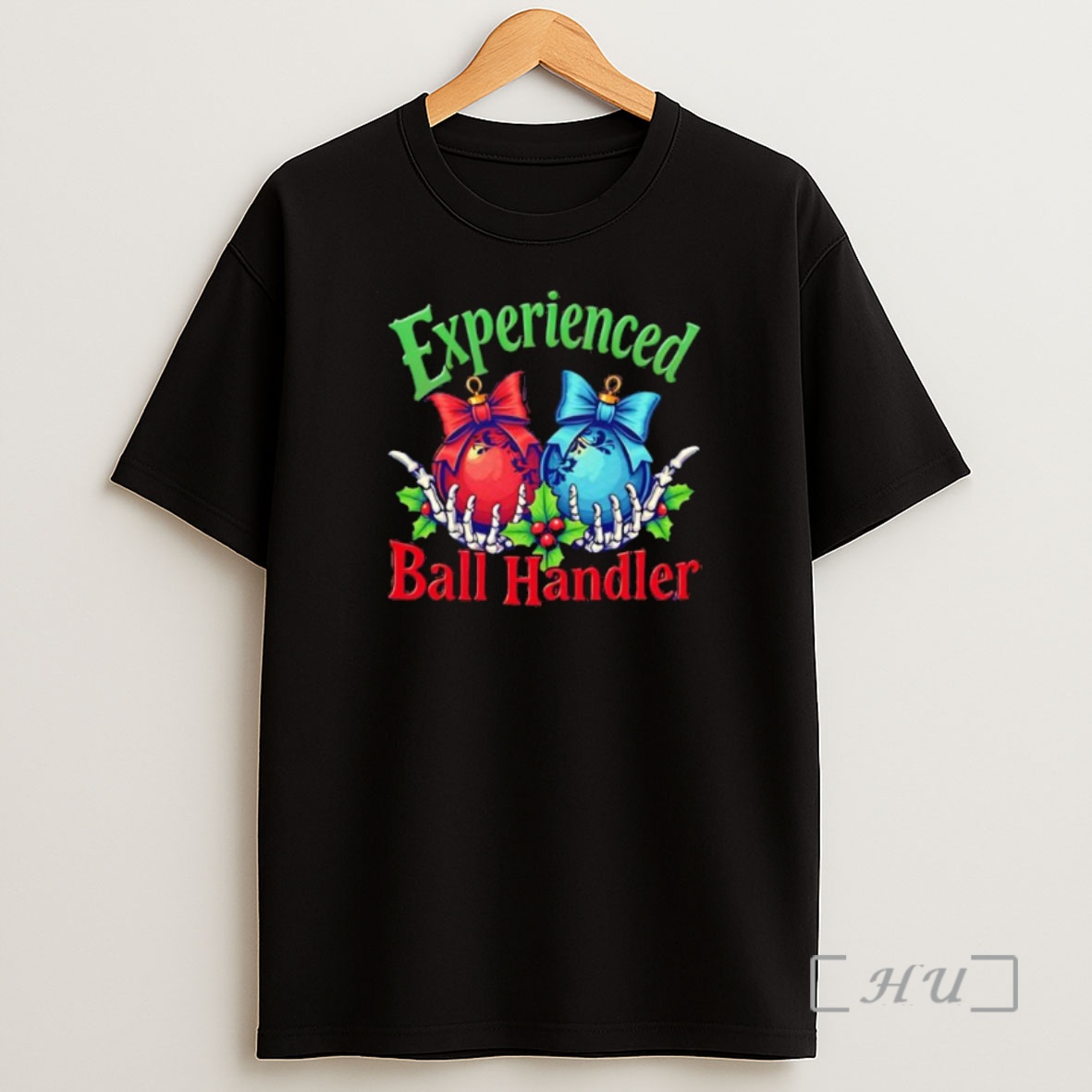 Officials Skeleton Hand Experienced Ball Handler Christmas Premium Shirt Sweatshirt Tee