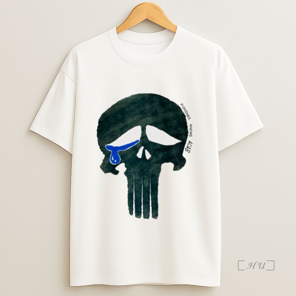 Officials Skull Acab Punisher Knows Thin Blue Crying Premium Shirt Sweatshirt Tee