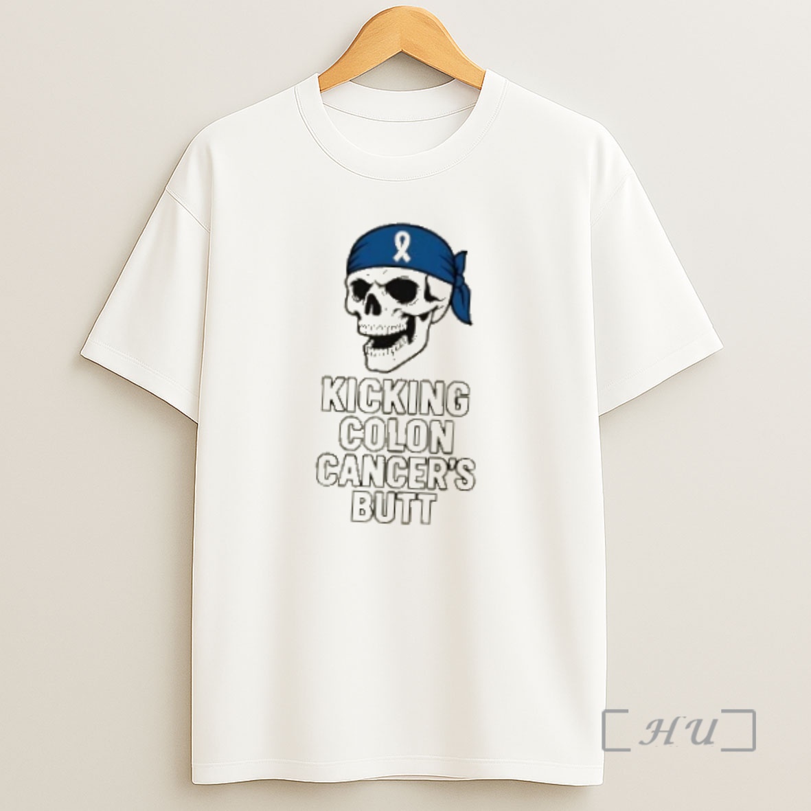 Officials Skull Kicking Colon Cancers Butt Premium Shirt Sweatshirt Tee