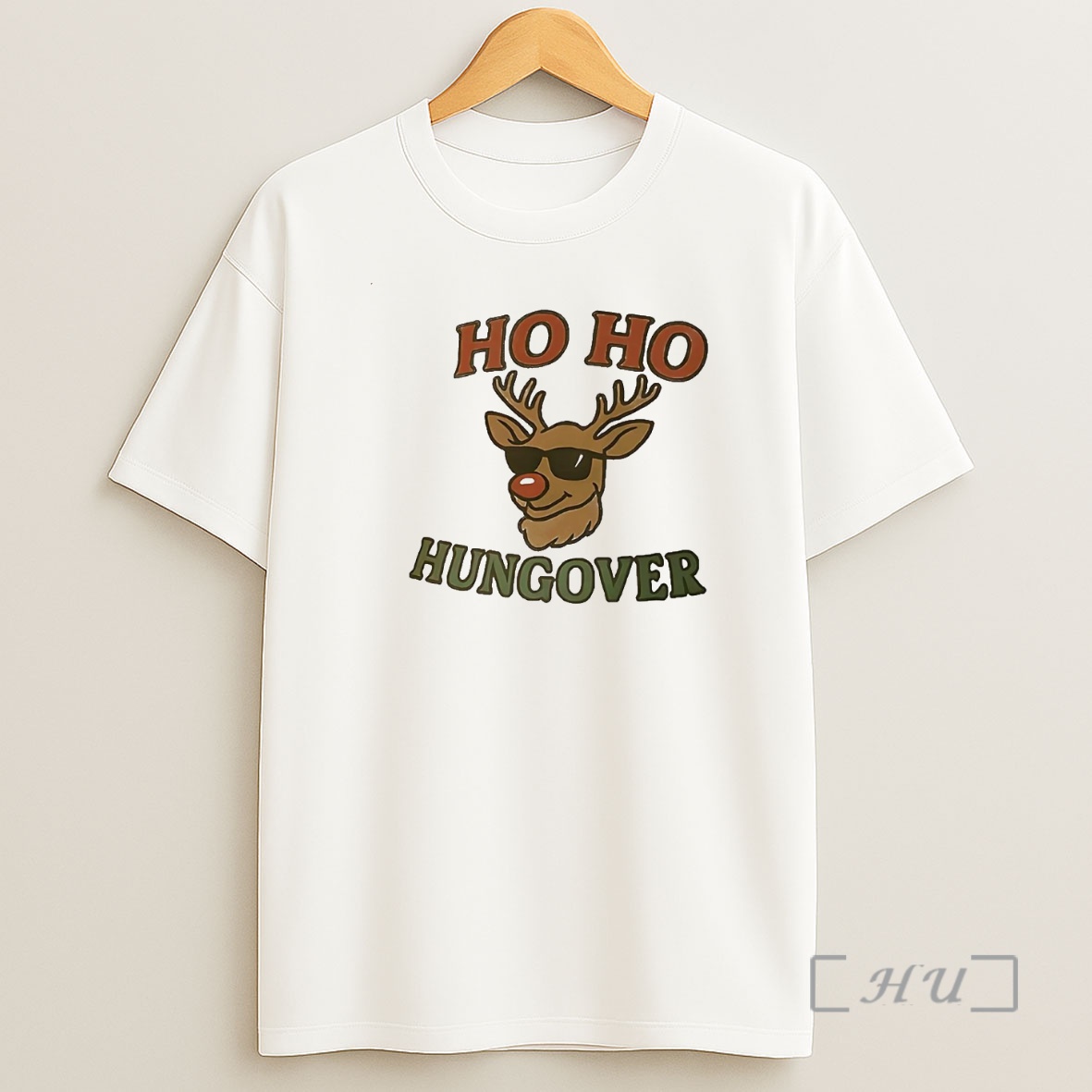 Officials Sleigh Deer Ho Ho Hungover Christmas Premium Shirt Sweatshirt Tee