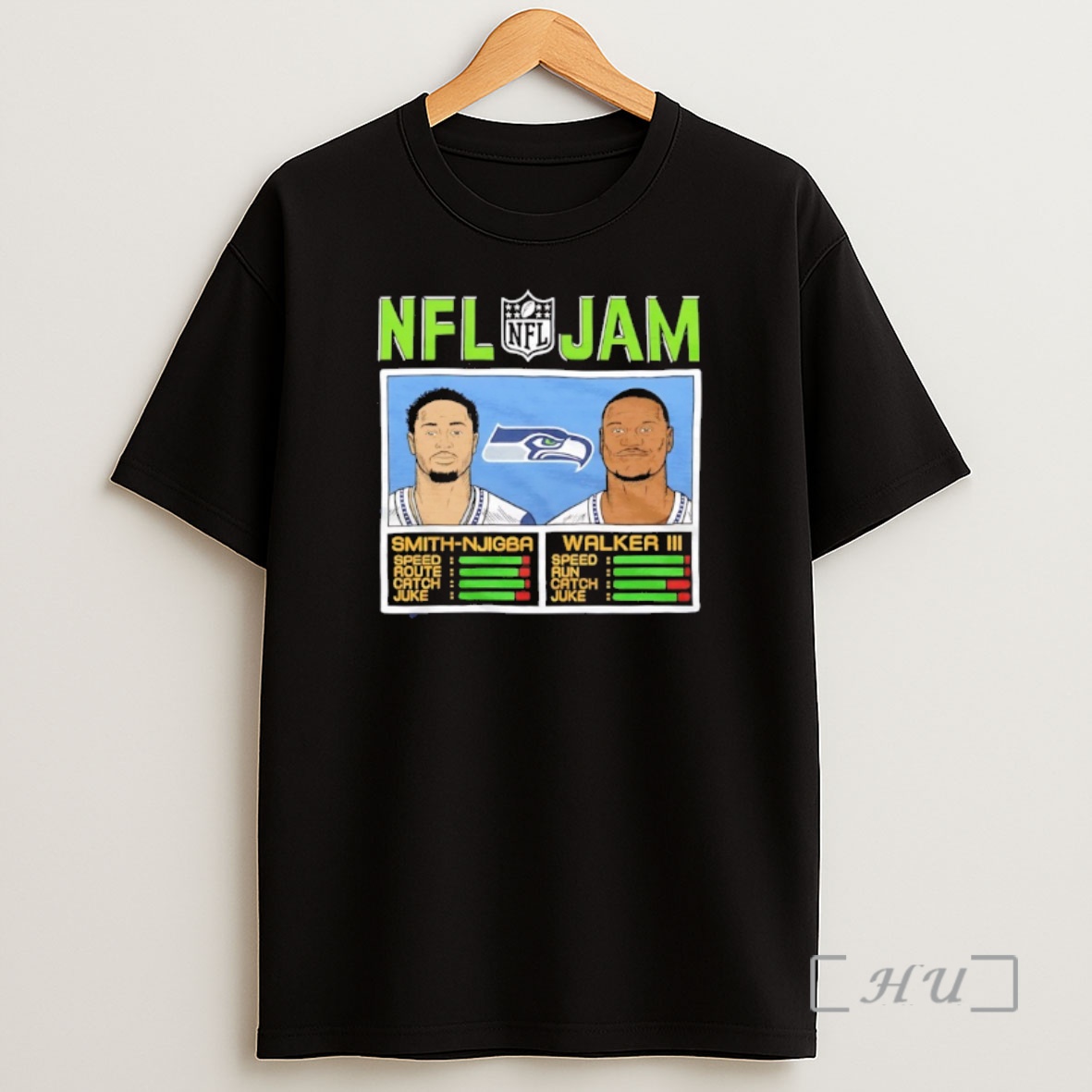 Officials Smith Njigba And Walker Iii Nfl Jam Seattle Seahawks Premium Shirt Sweatshirt Tee