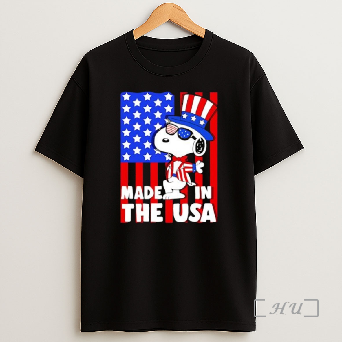 Officials Snoopy America Flag Made In The Usa Premium Shirt Sweatshirt Tee