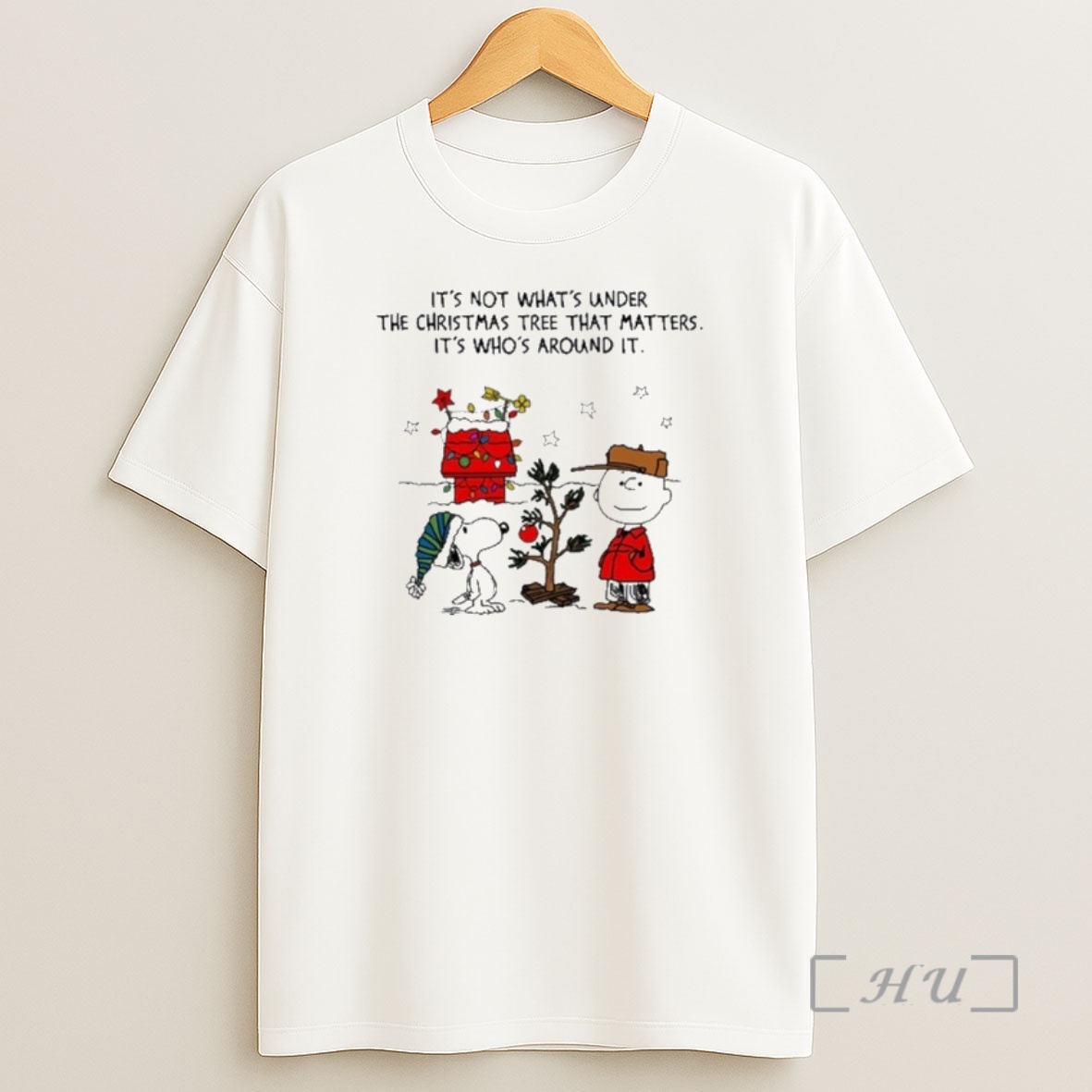 Officials Snoopy Christmas Its Not Whats Under The Christmas Tree That Matters Premium Shirt Sweatshirt Tee