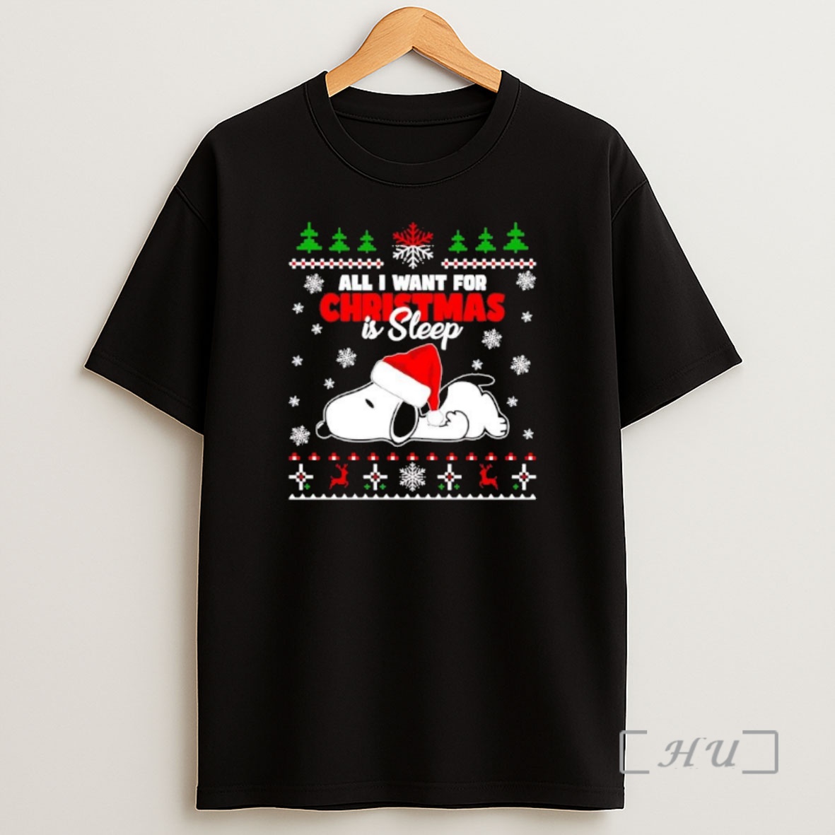 Officials Snoopy Christmas All I Want For Christmas Is Sleeping Premium Shirt Sweatshirt Tee
