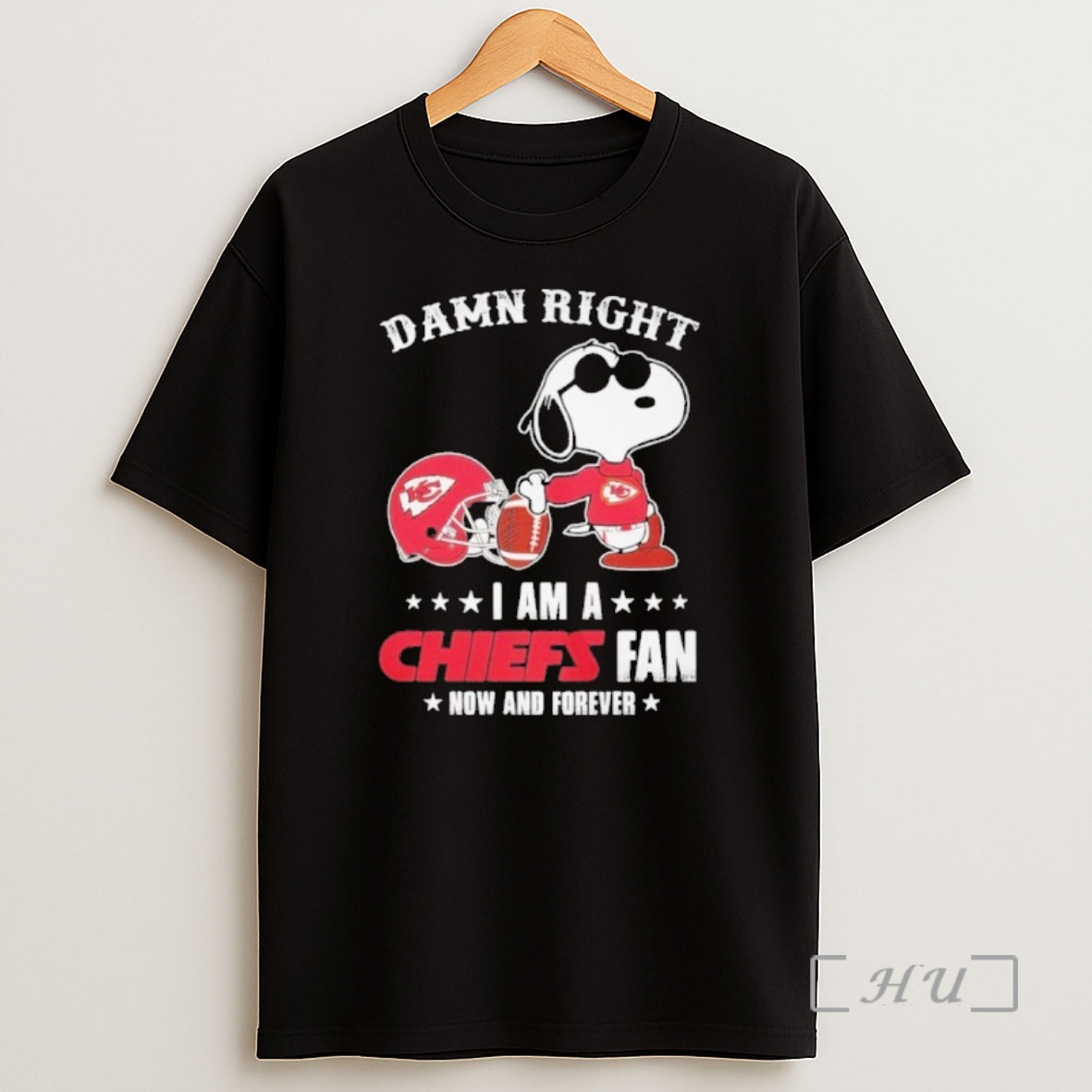 Officials Snoopy Damn Right I Am A Chiefs Fan Now And Forever Premium Shirt Sweatshirt Tee