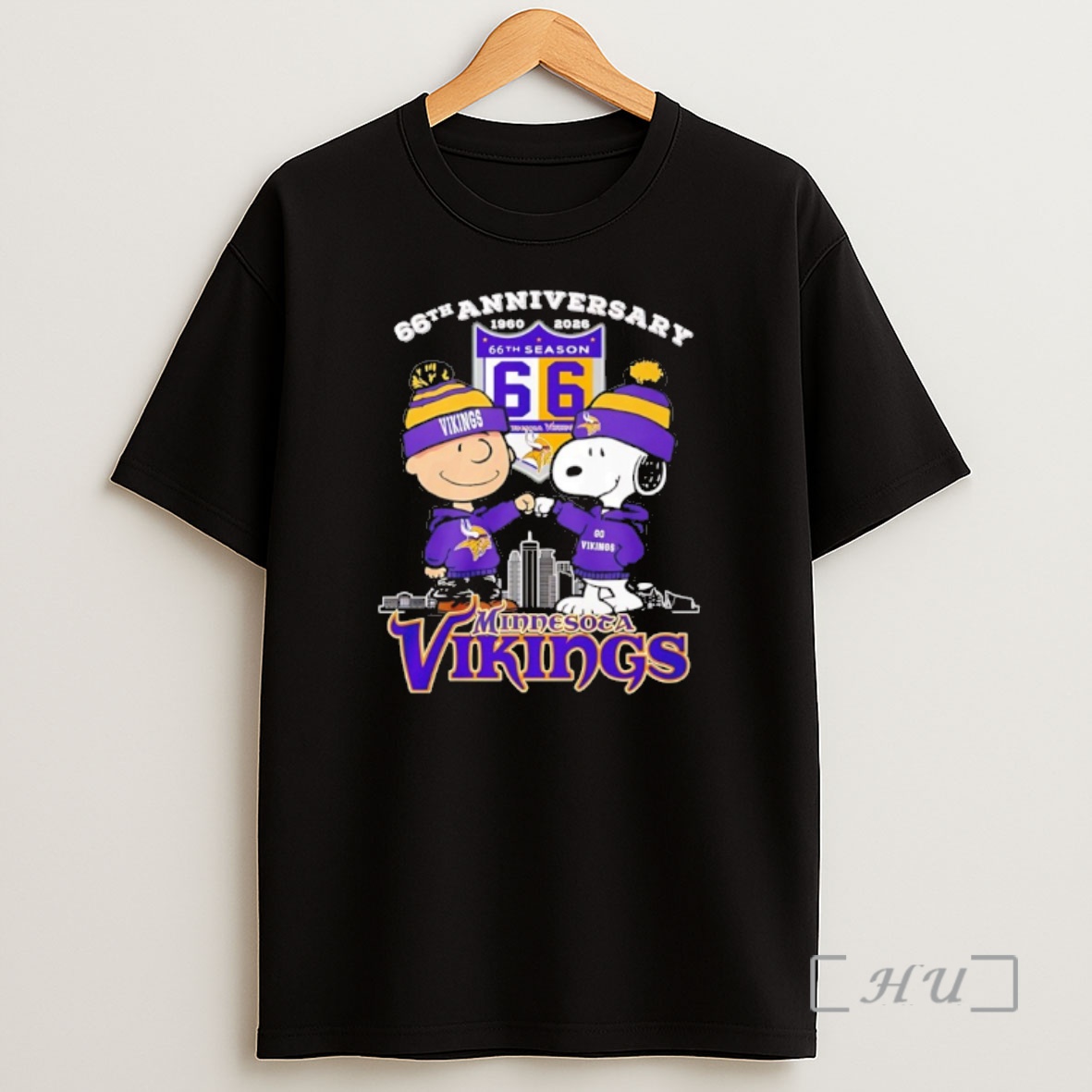 Officials Snoopy Minnesota Vikings 66th Anniversary 1960 2026 City Skyline Premium Shirt Sweatshirt Tee
