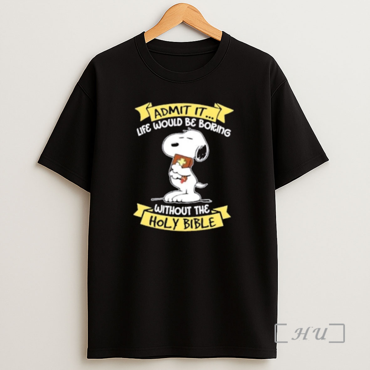 Officials Snoopy Admit It Life Would Be Boring Without The Holy Bible Premium Shirt Sweatshirt Tee