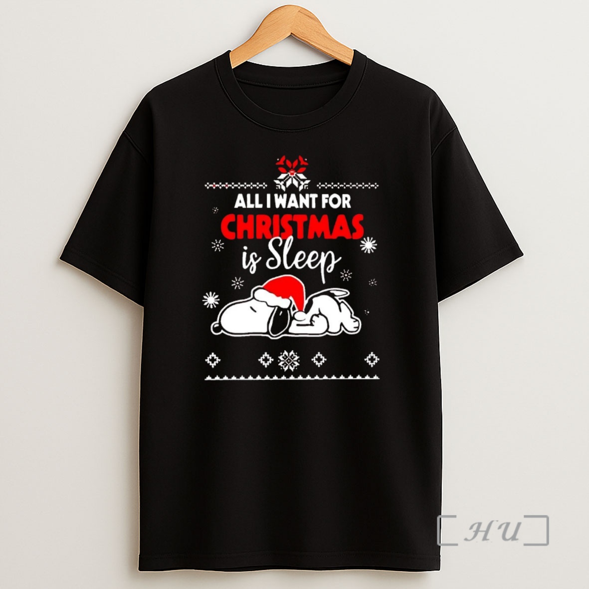 Officials Snoopy All I Want For Christmas Is Sleep Premium Shirt Sweatshirt Tee