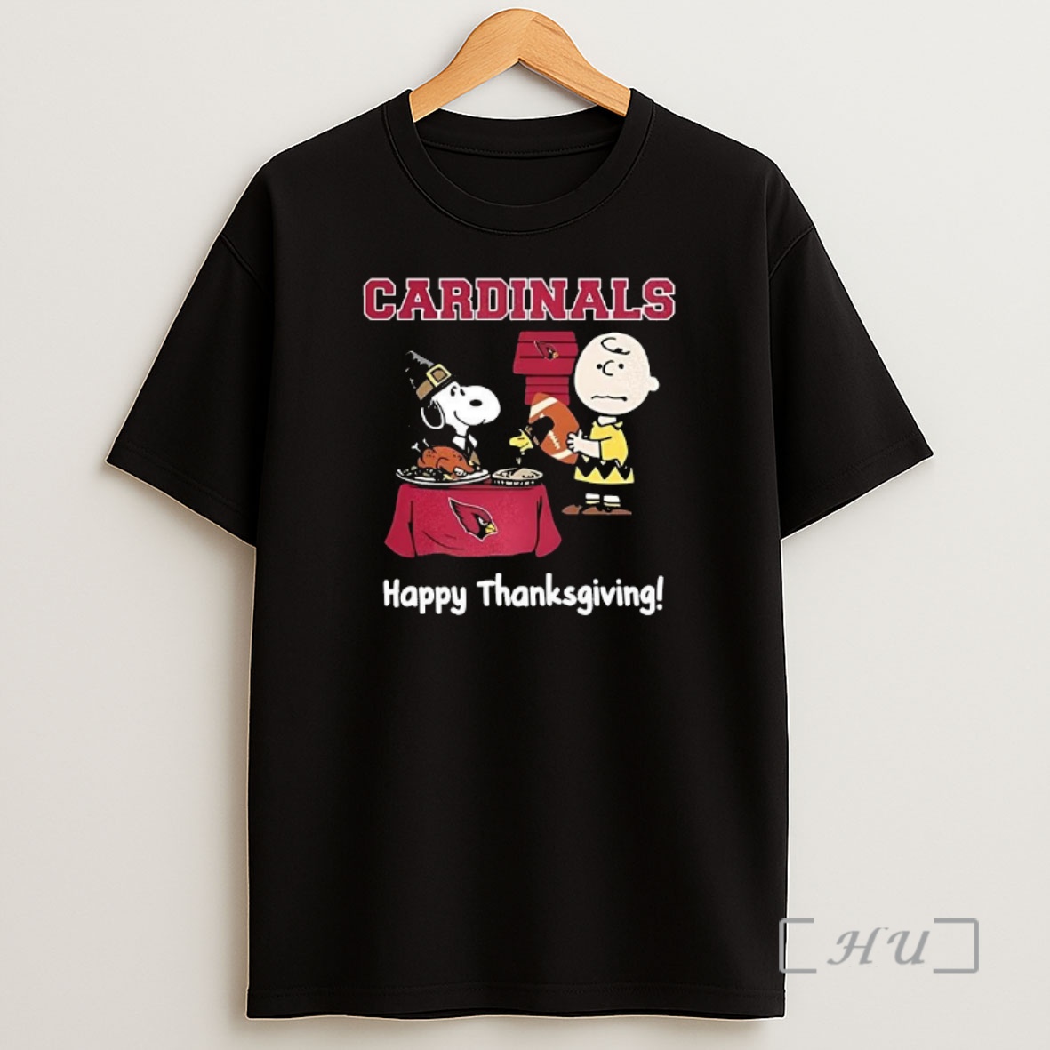Officials Snoopy And Charlie Brown X Arizona Cardinals Football Happy Thanksgiving Premium Shirt Sweatshirt Tee