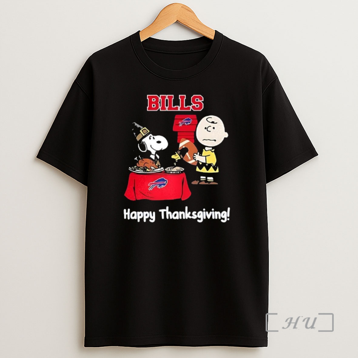 Officials Snoopy And Charlie Brown X Buffalo Bills Football Happy Thanksgiving Premium Shirt Sweatshirt Tee