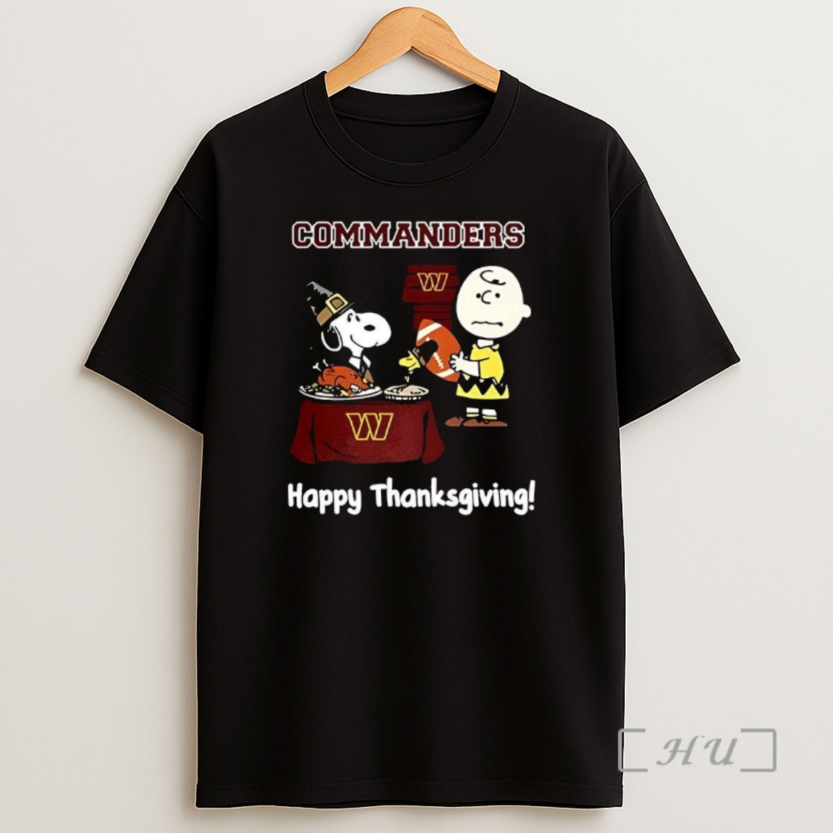 Officials Snoopy And Charlie Brown X Washington Commanders Football Happy Thanksgiving Premium Shirt Sweatshirt Tee