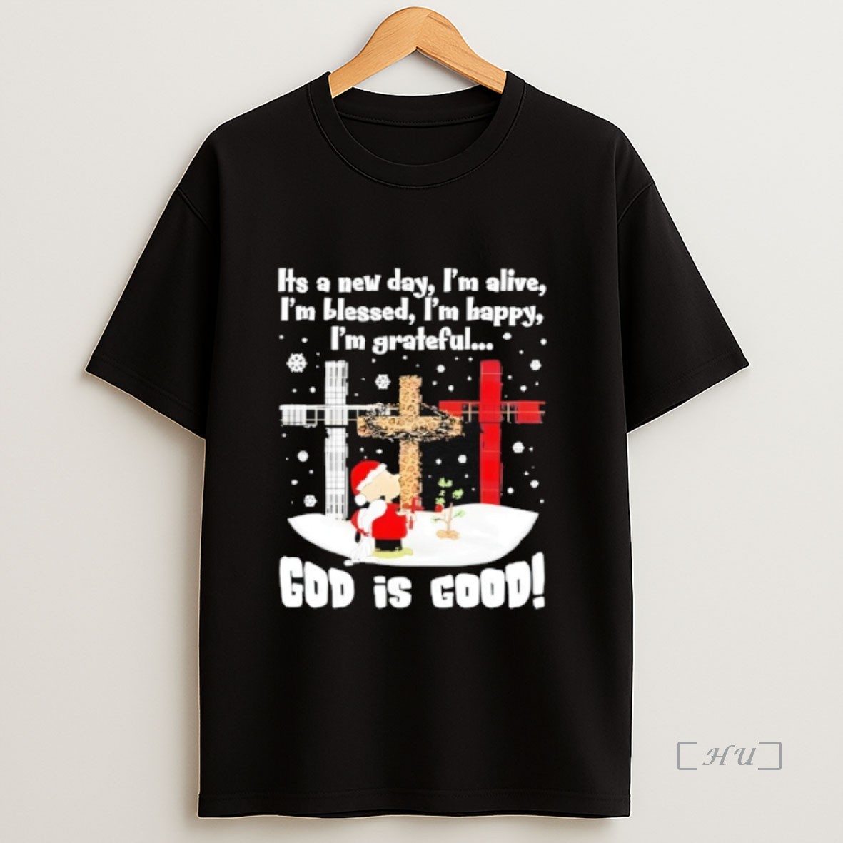 Officials Snoopy And Charlie Brown Its A New Day Im Alive Im Blessed Im Happy Im Grateful God Is Good Premium Shirt Sweatshirt Tee