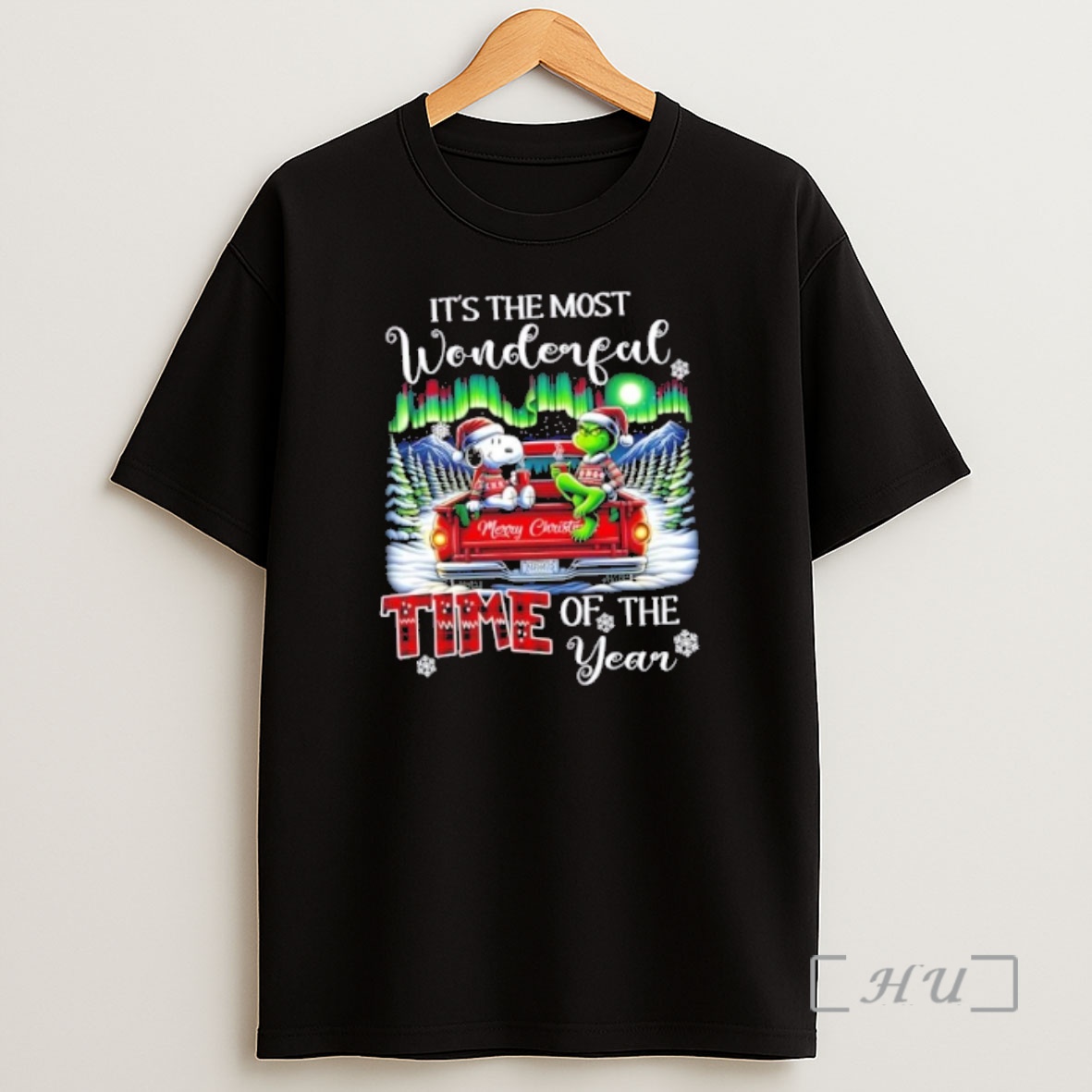 Officials Snoopy And Grinch Its The Most Wonderful Time Of The Year Christmas Premium Shirt Sweatshirt Tee