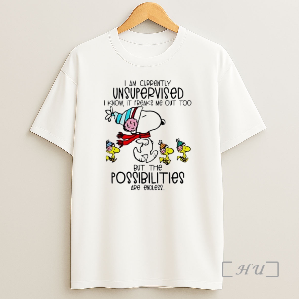 Officials Snoopy And Woodstock I Am Currently Unsuperyised I Know Premium Shirt Sweatshirt Tee