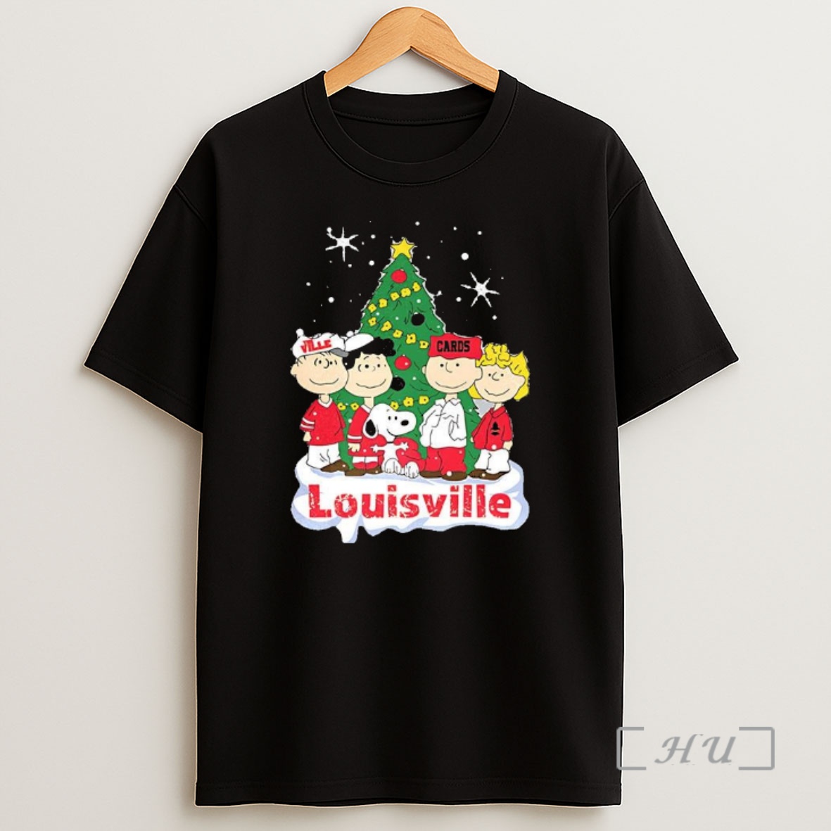 Officials Snoopy And Fiends Louisville Cardinals Christmas Premium Shirt Sweatshirt Tee