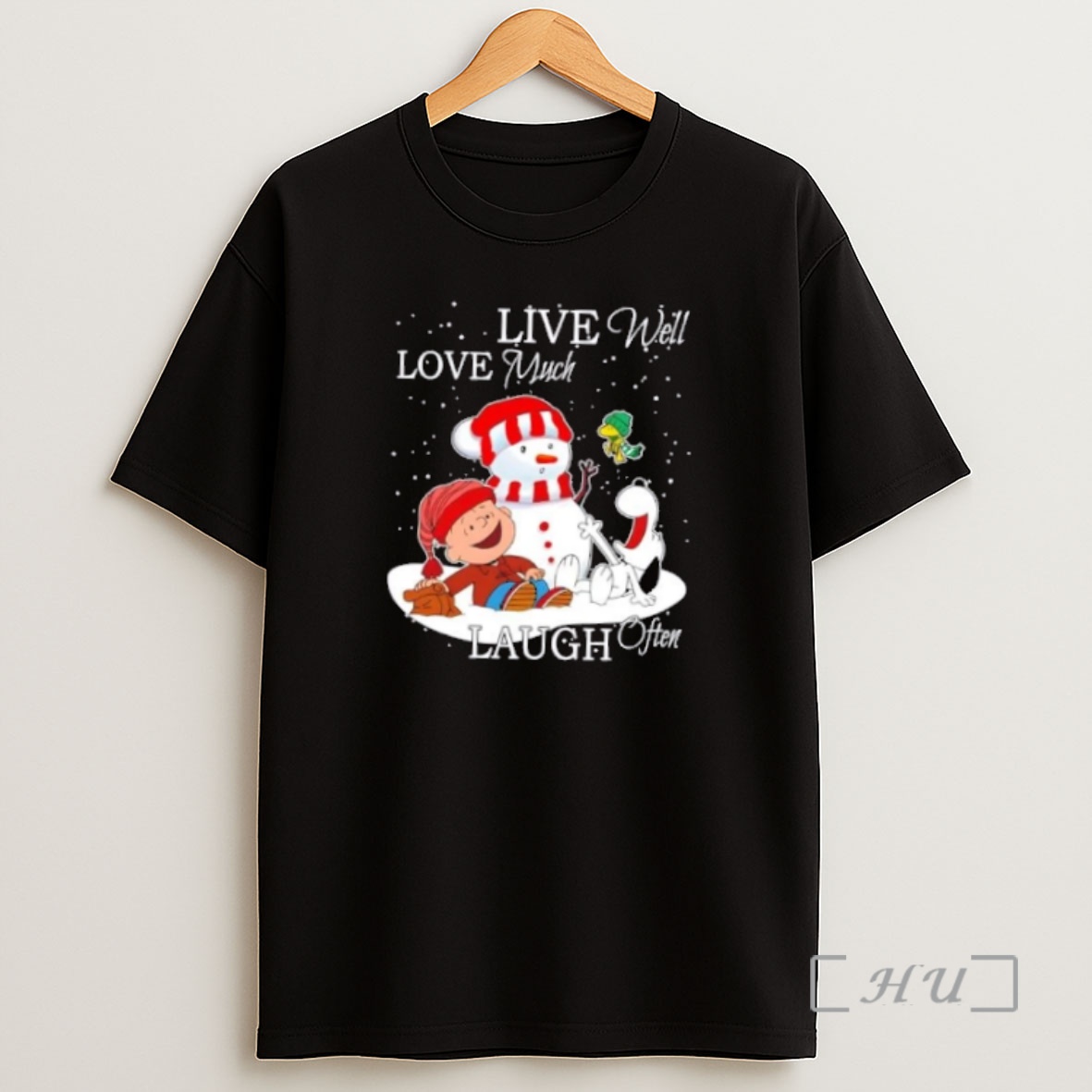 Officials Snoopy And Friends Live Well Love Much Laugh Often Christmas Premium Shirt Sweatshirt Tee