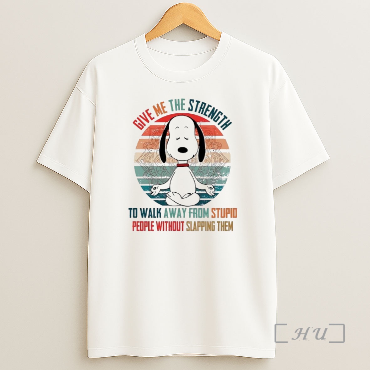 Officials Snoopy Vintage Give Me The Strength To Walk Away From Stupid People Without Slapping Them Premium Shirt Sweatshirt Tee