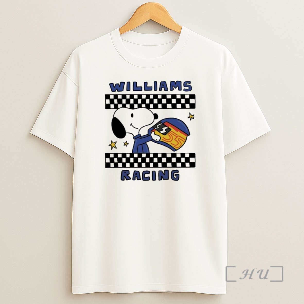 Officials Snoopy X Atlassian Williams 55 Racing 2025 Premium Shirt Sweatshirt Tee