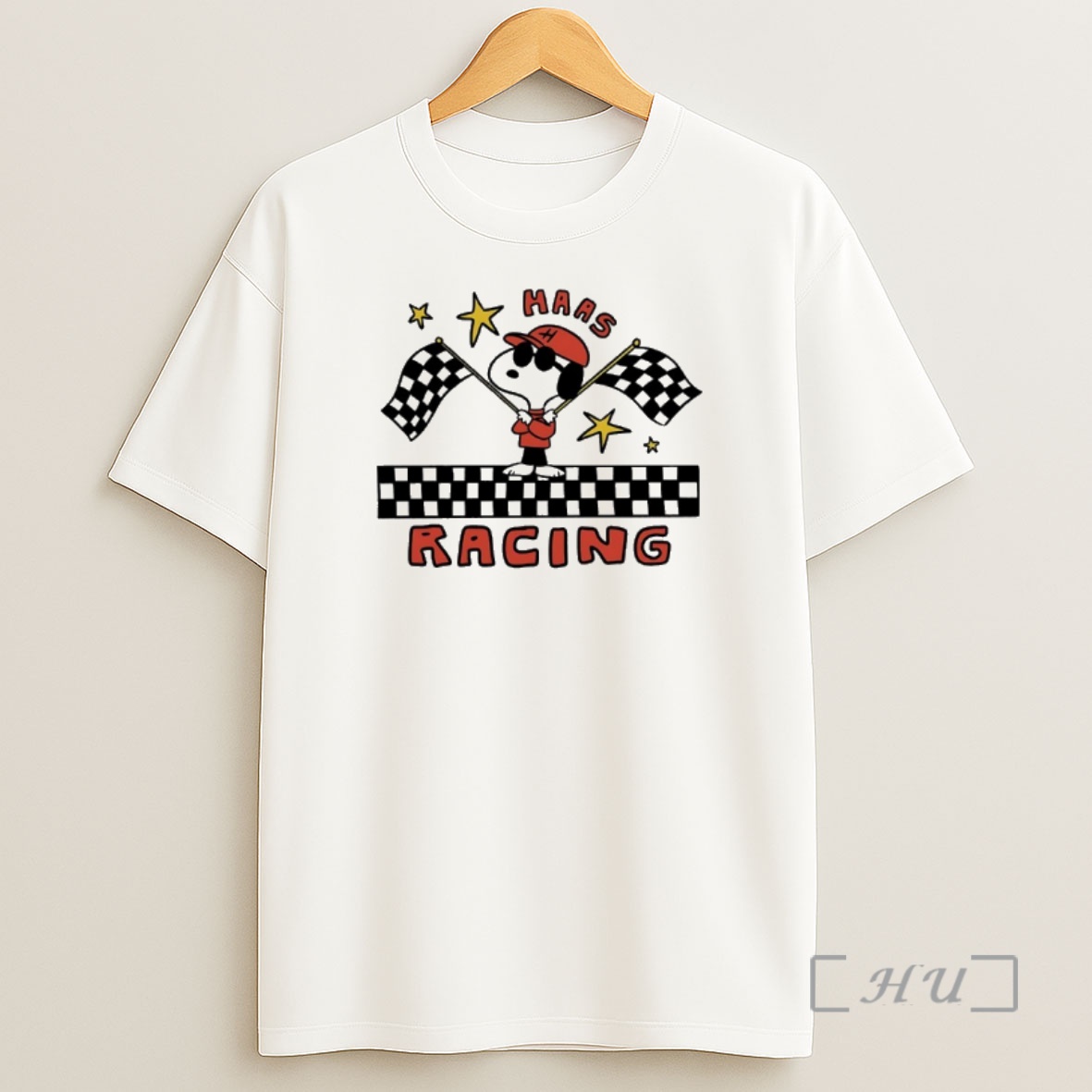 Officials Snoopy X Haas Racing 2025 Premium Shirt Sweatshirt Tee