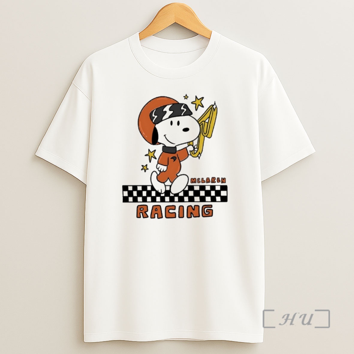 Officials Snoopy X Mclaren Racing 2025 Premium Shirt Sweatshirt Tee