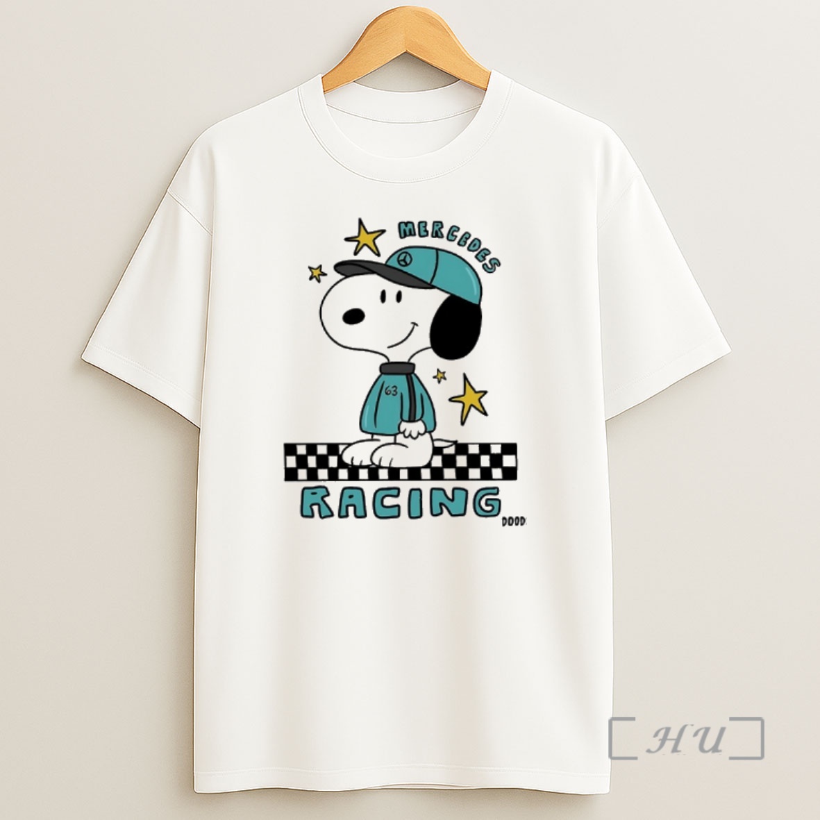 Officials Snoopy X Mercedes Racing 2025 Premium Shirt Sweatshirt Tee