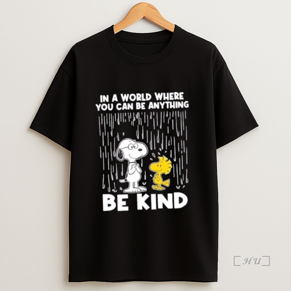 Officials Snoopy X Woodstock In A World Where You Can Be Anything Bekind Premium Shirt Sweatshirt Tee