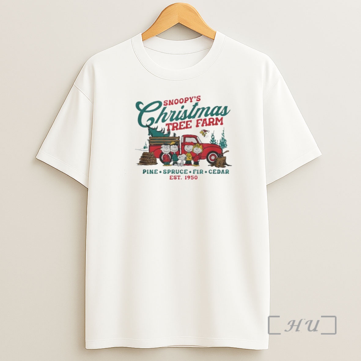Officials Snoopys Christmas Tree Farm Est 1950 Premium Shirt Sweatshirt Tee
