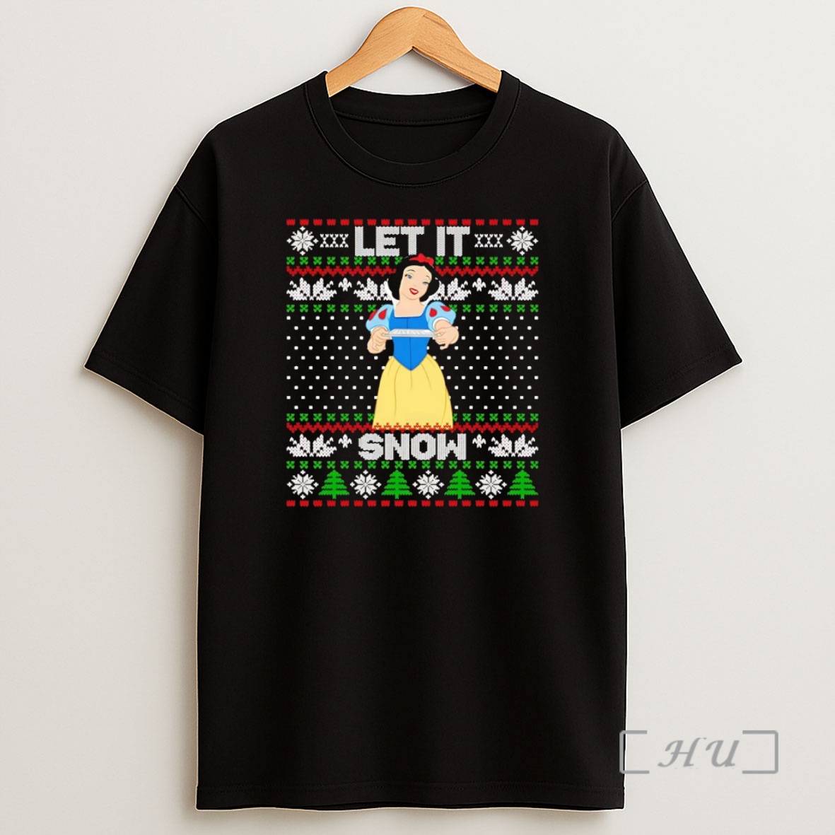 Officials Snow White Let It Snow Ugly Christmas Premium Shirt Sweatshirt Tee