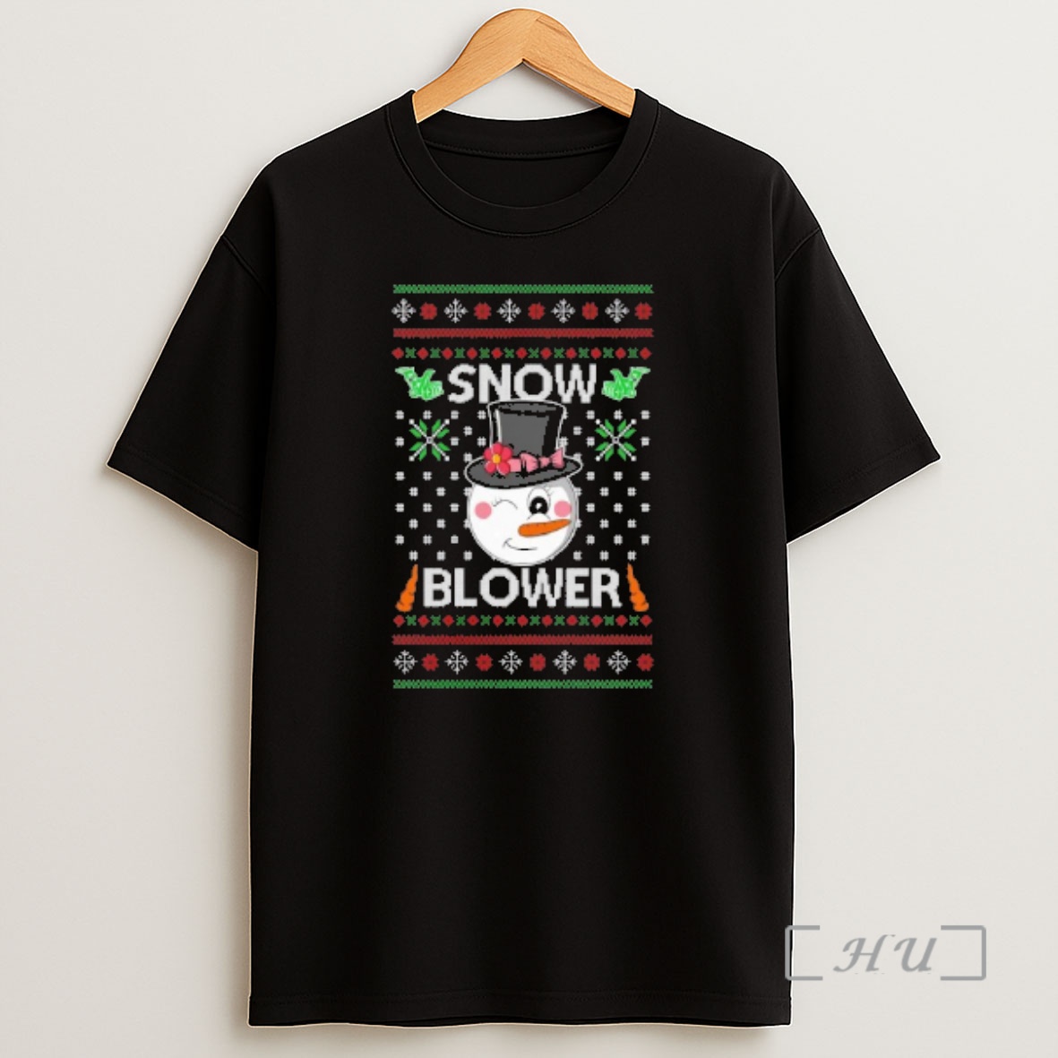 Officials Snow Blower Ugly Christmas Sweat Premium Shirt Sweatshirt Tee