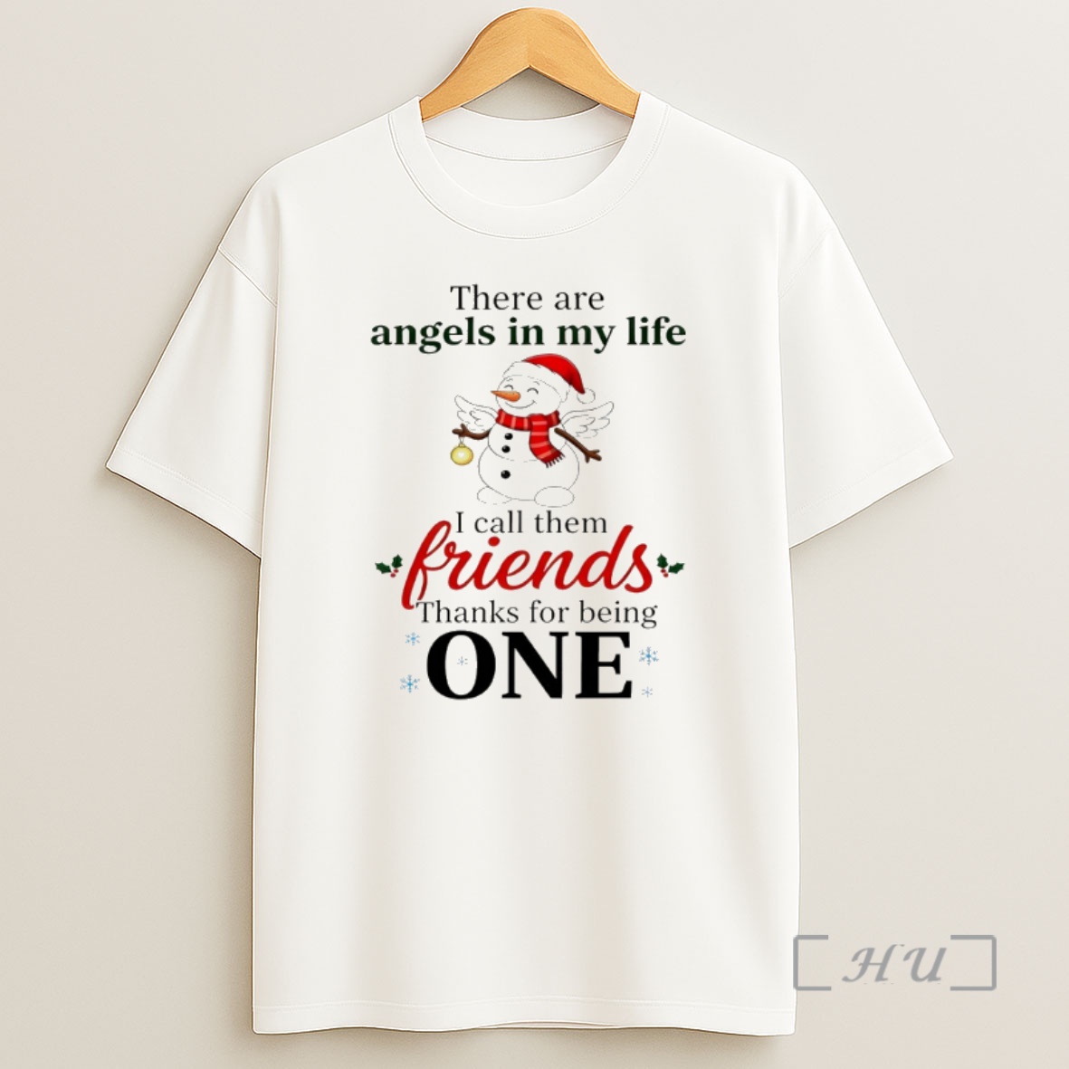 Officials Snowman Santa There Are Angels In My Life I Call Them Friends Thanks For Being One Christmas Premium Shirt Sweatshirt Tee