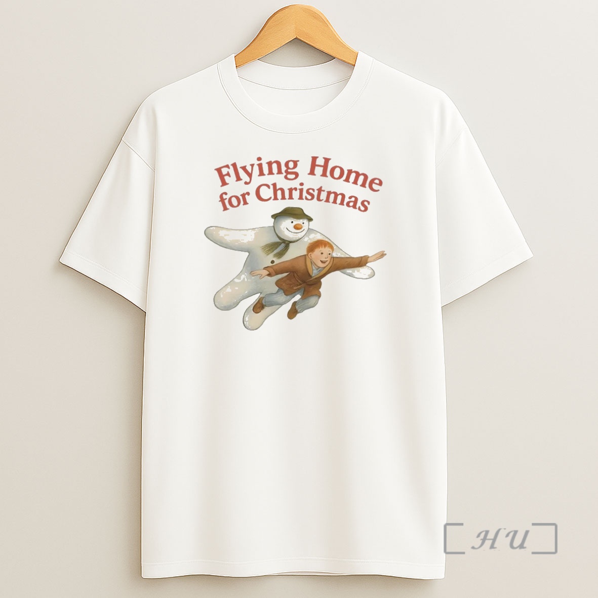 Officials Snowman Flying Home For Christmas Christmas Premium Shirt Sweatshirt Tee