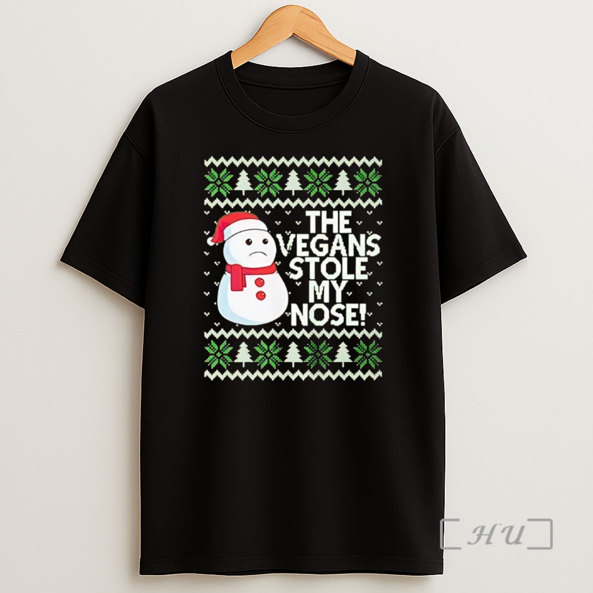 Officials Snowman The Vegans Stole My Nose Christmas Premium Shirt Sweatshirt Tee
