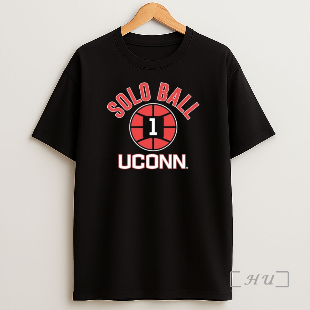 Officials Solo Ball 1 Uconn Huskies Basketball Name Number Ball Premium Shirt Sweatshirt Tee