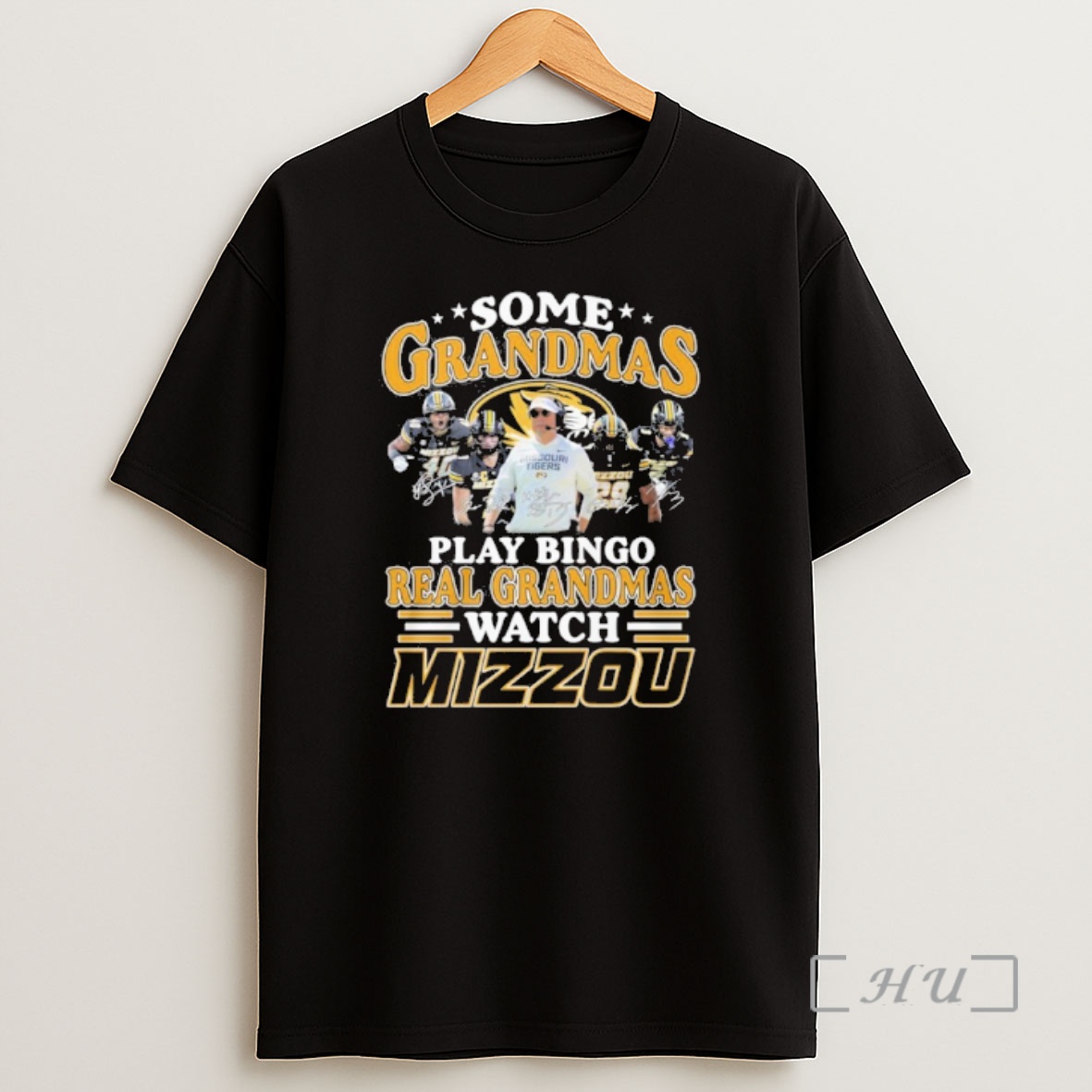 Officials Some Grandmas Play Bingo Real Grandmas Watch Mizzou Tigers Premium Shirt Sweatshirt Tee