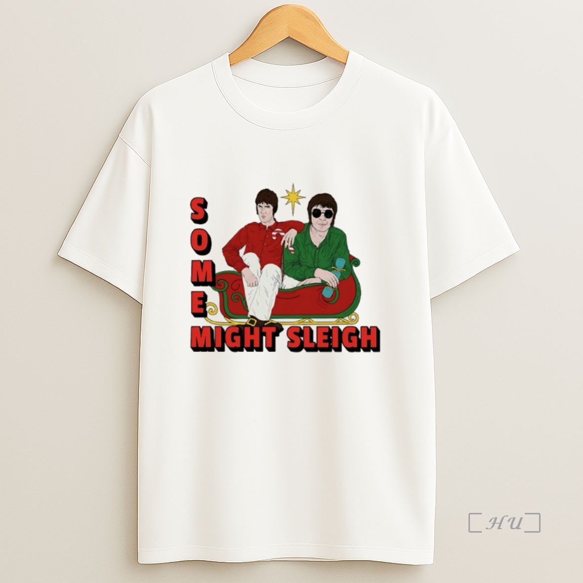 Officials Some Might Sleigh Oasis Christmas Premium Shirt Sweatshirt Tee