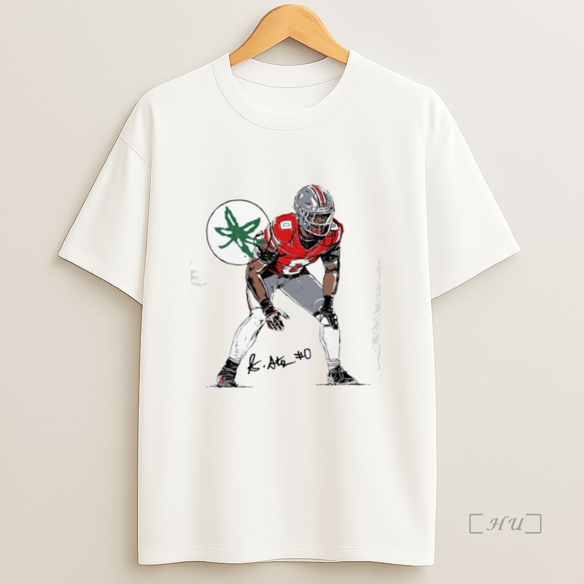Officials Sonny Styles Ohio State Buckeyes Sketch Number 0 Premium Shirt Sweatshirt Tee