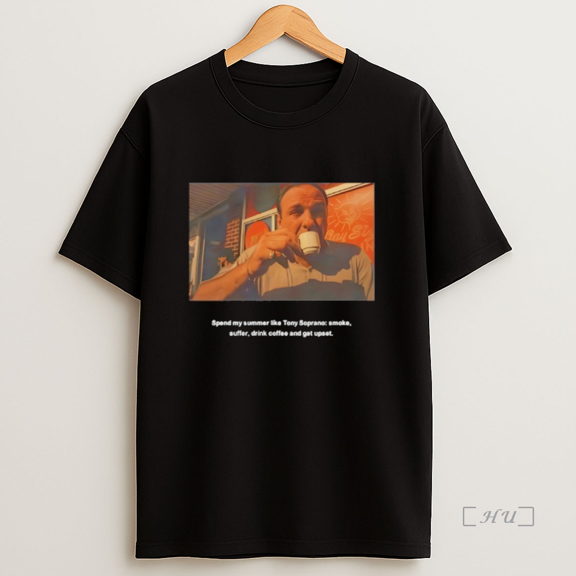 Officials Spend My Summer Like Tony Soprano Smoke Suffer Drink Coffee Premium Shirt Sweatshirt Tee