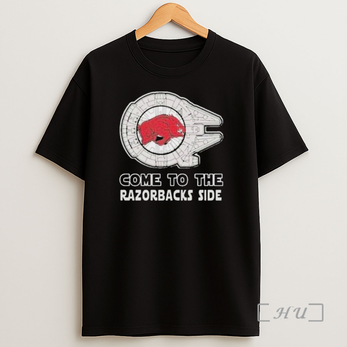 Officials Star Wars Come To The Arkansas Razorbacks Side Premium Shirt Sweatshirt Tee