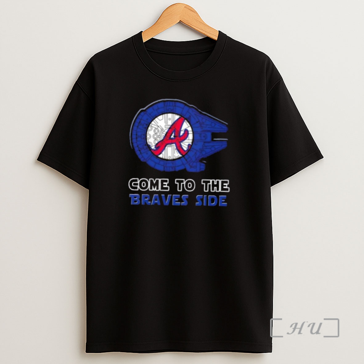 Officials Star Wars Come To The Atlanta Braves Side Premium Shirt Sweatshirt Tee