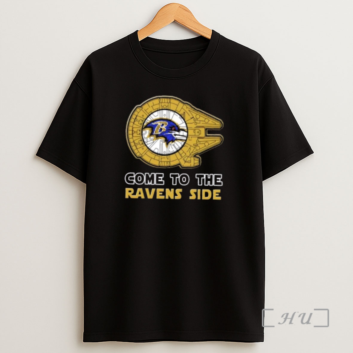 Officials Star Wars Come To The Baltimore Ravens Side Premium Shirt Sweatshirt Tee