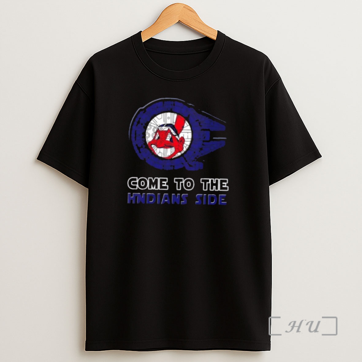 Officials Star Wars Come To The Cleveland Indians Side Premium Shirt Sweatshirt Tee