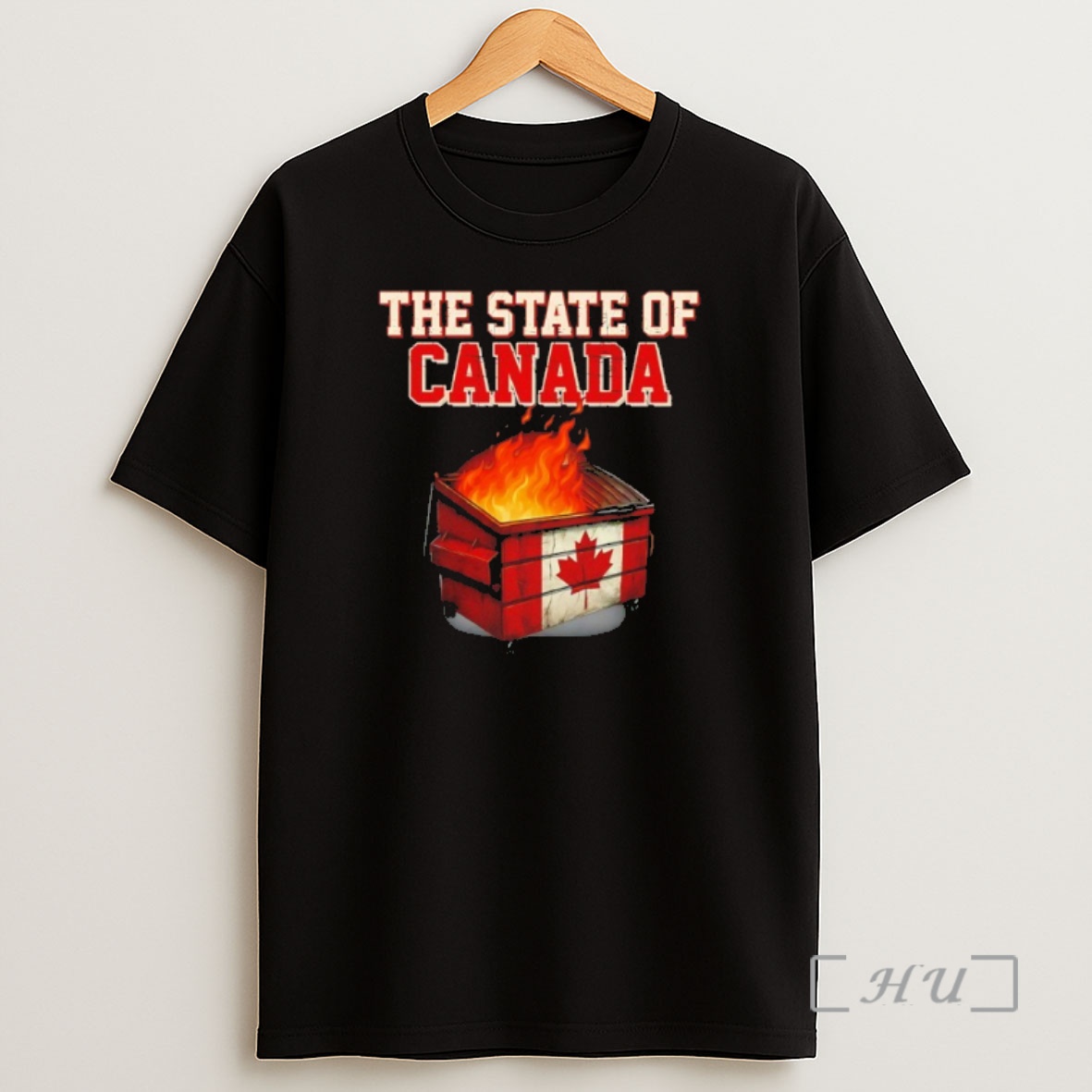 Officials State Of Canada Burning Trash Premium Shirt Sweatshirt Tee