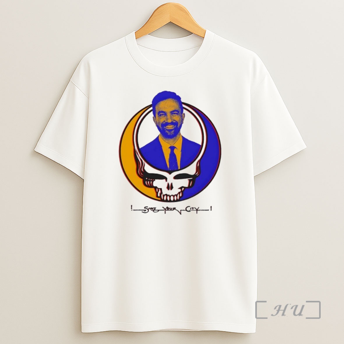Officials Steal Your Face X Zohran Mamdani Logo Premium Shirt Sweatshirt Tee