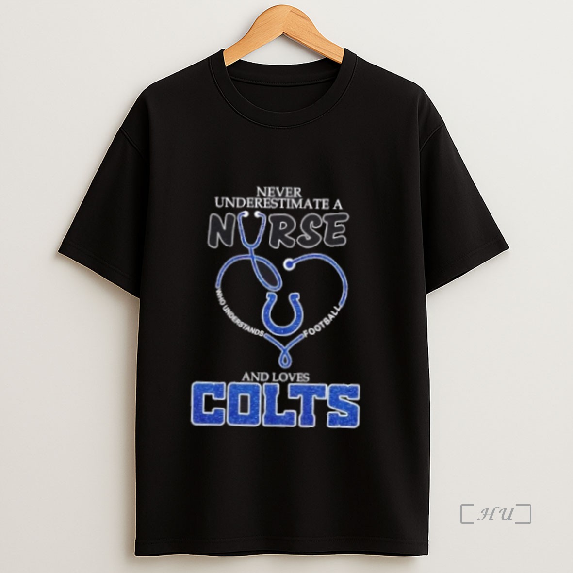 Officials Stethoscope Heart Never Underestimate A Nurse Who Understand Football And Loves Indianapolis Colts Premium Shirt Sweatshirt Tee