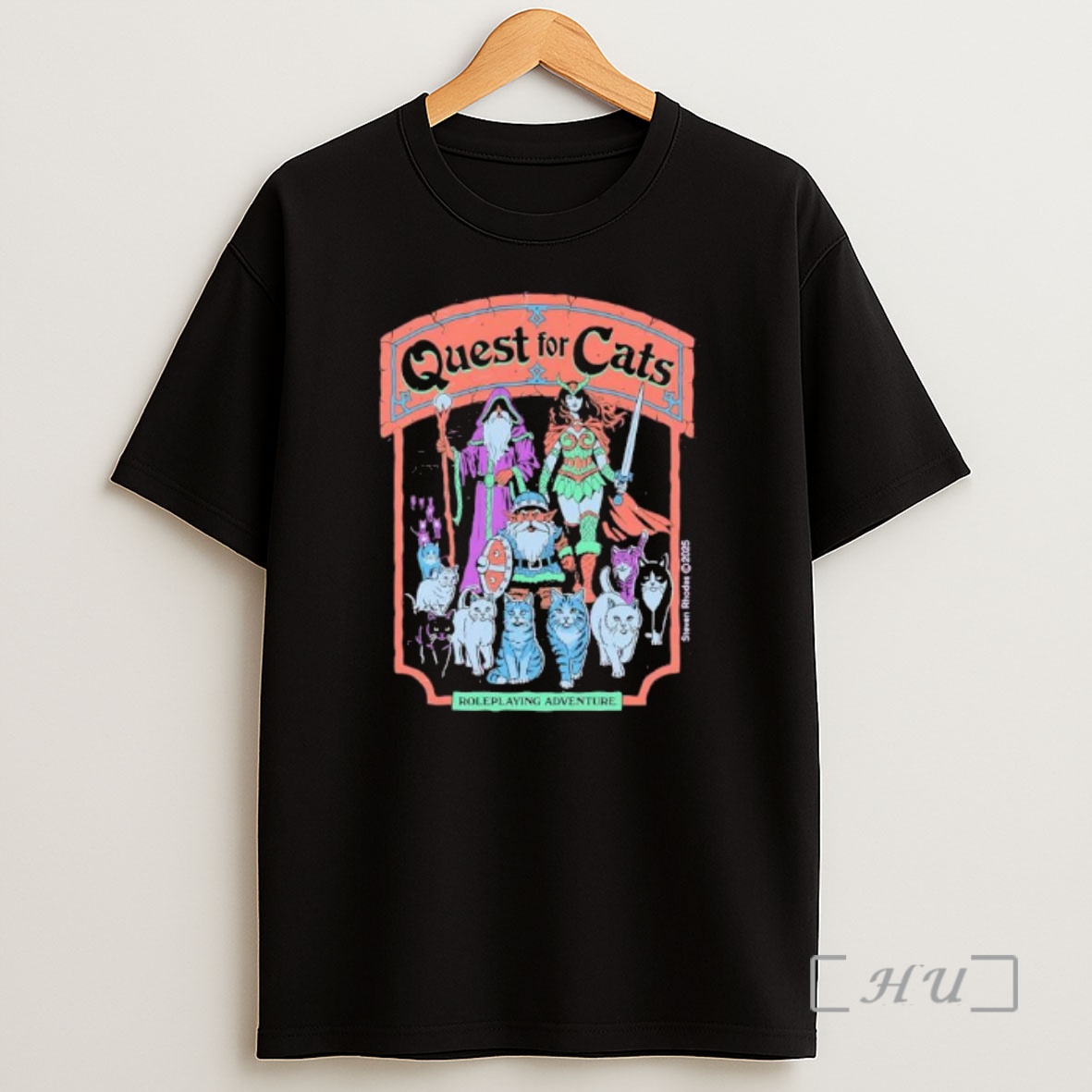 Officials Steven Rhodes Quest For Cats Roleplaying Adventure Premium Shirt Sweatshirt Tee